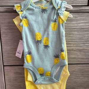 3m baby girl pineapple outfit
